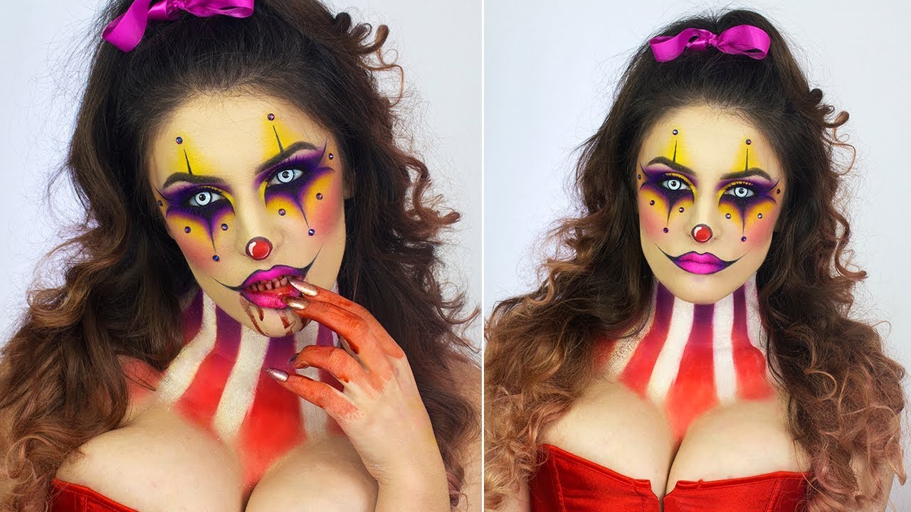 Sexy Clown | Halloween Make up Tutorial