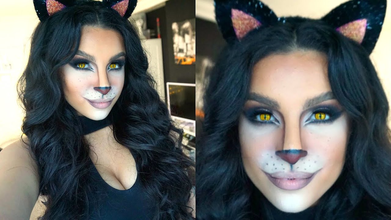 Feline Glam Halloween Makeup Tutorial | 2015 | Makeup By Leyla