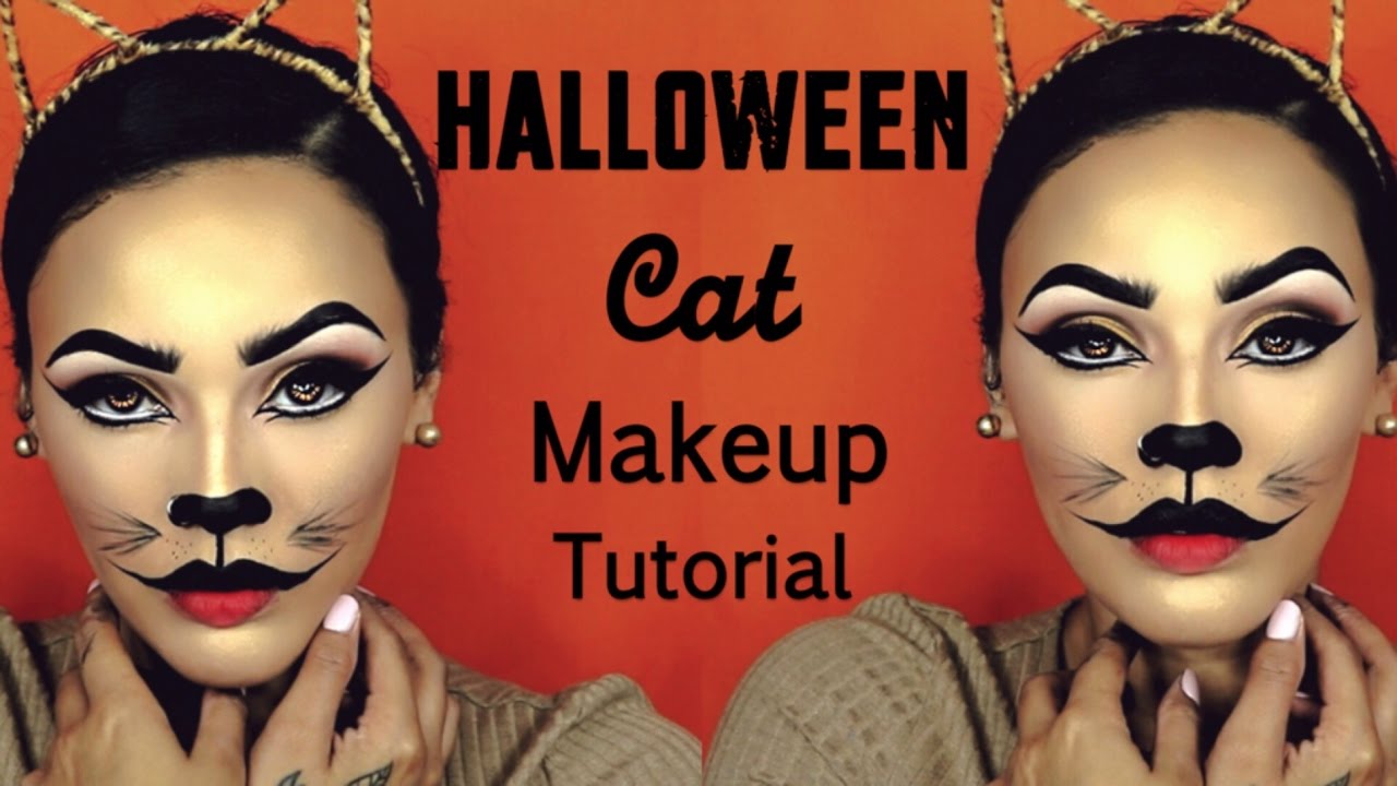 Halloween Cat Makeup Tutorial | Viva_Glam_Kay