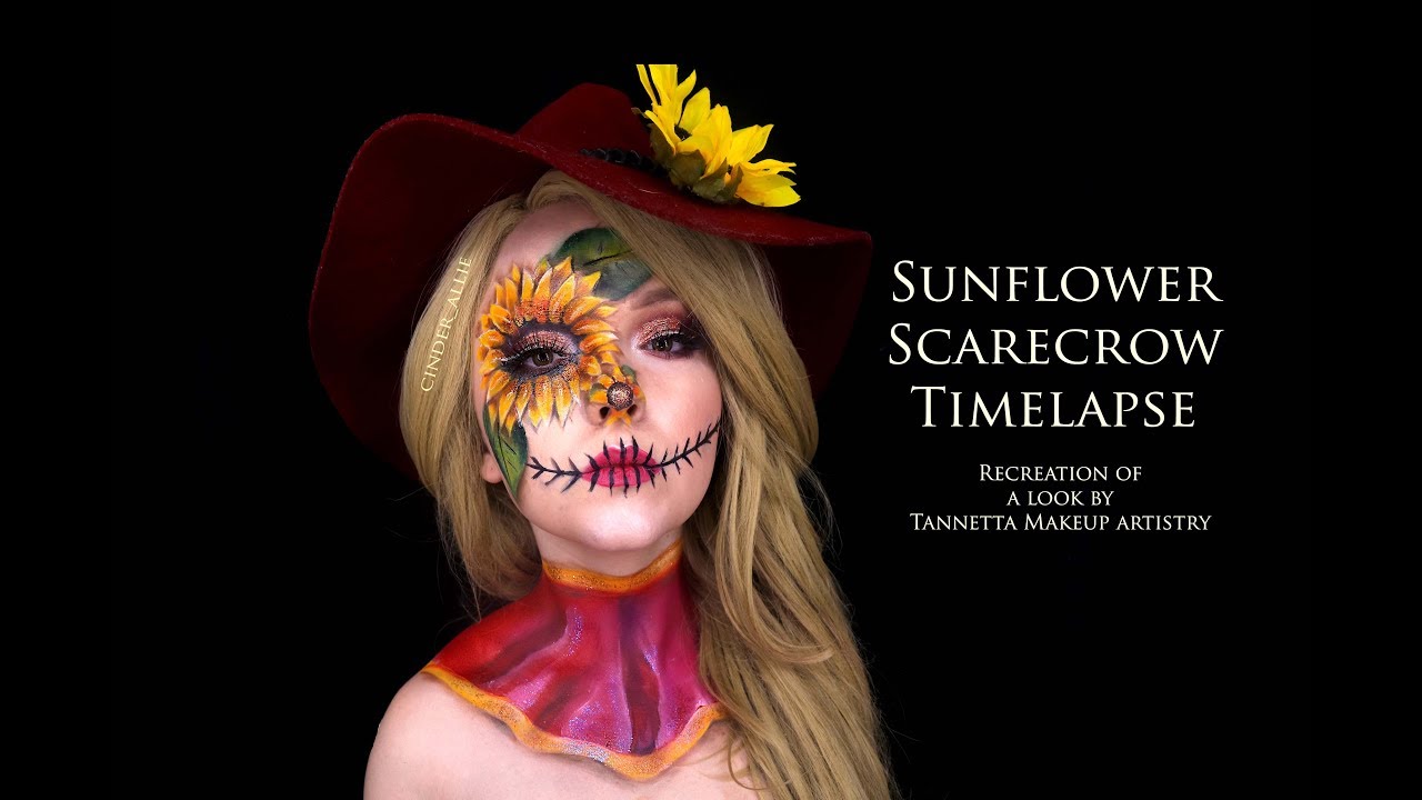 Sunflower Scarecrow Timelapse Tutorial