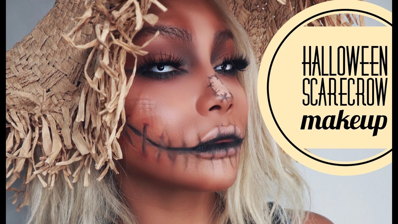 SCAREHOE SCARECROW HALLOWEEN MAKEUP | SONJDRADELUXE