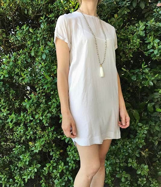 Simple Minimal Shift Dress for Summer