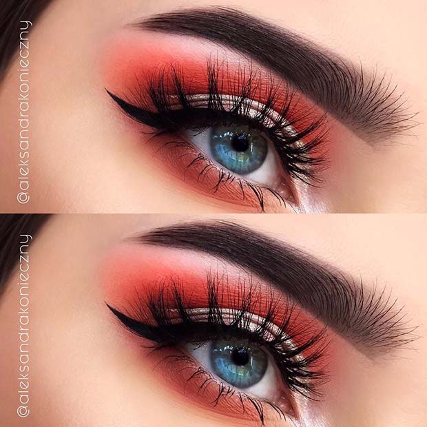 Vibrant Eyes for Summer Makeup Ideas