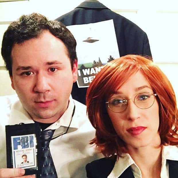 Mulder and Scully DIY Couple Halloween Costume