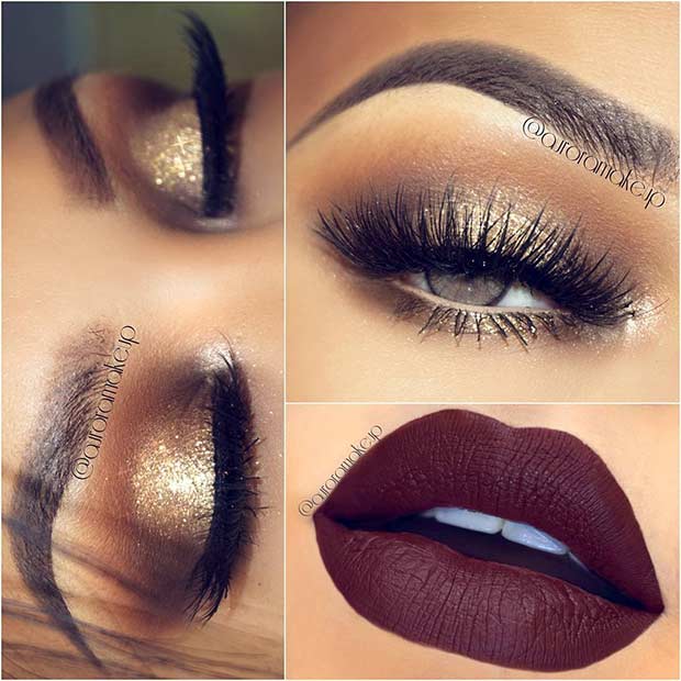 Christmas Makeup Idea for a Holiday Party