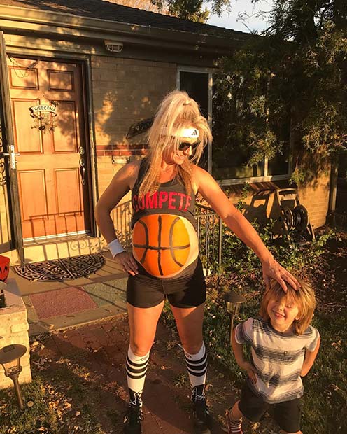 DIY Basketball Costume