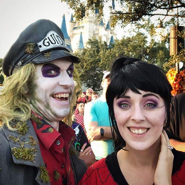 Beetlejuice and Lydia Deetz Couples Costume