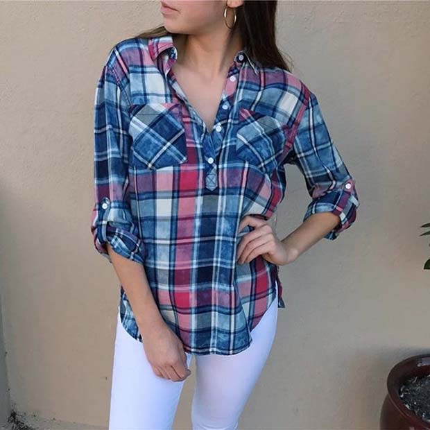 Flannel Shirt for Casual Summer Outfits