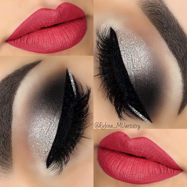 Bold and Dramatic Makeup Idea