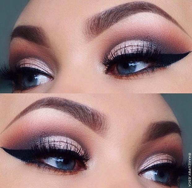 Bold Cut Crease Eye Makeup