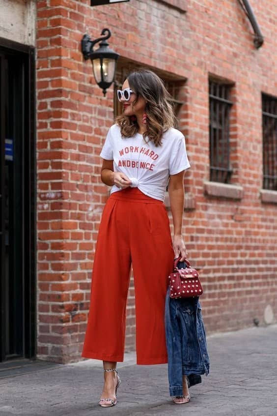Bold Red Culottes Collection