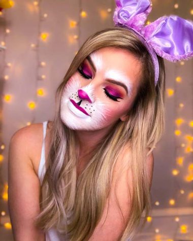 23 Cute Bunny Makeup Ideas for Halloween