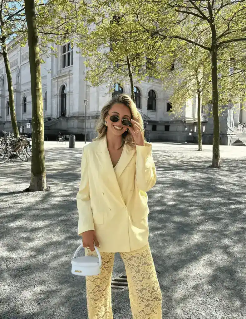 Butter yellow outfit ideas