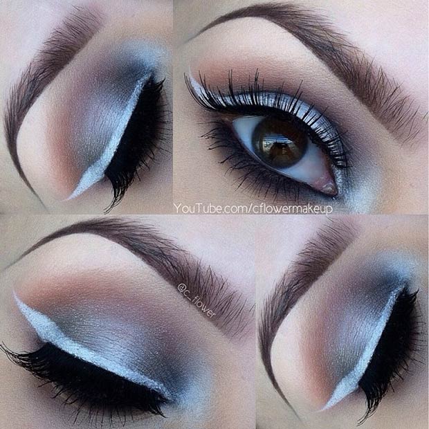 White Winged Eyeliner