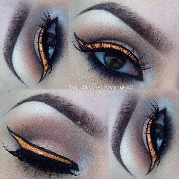 Neon Orange Eyeliner