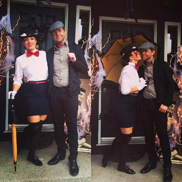 Mary Poppins and Bert Couple Costume