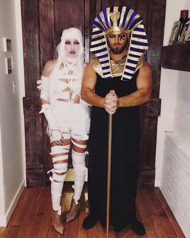 Mummy King Tut Couples Costume Idea