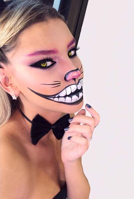 Cheshire Cat Inspired Makeup