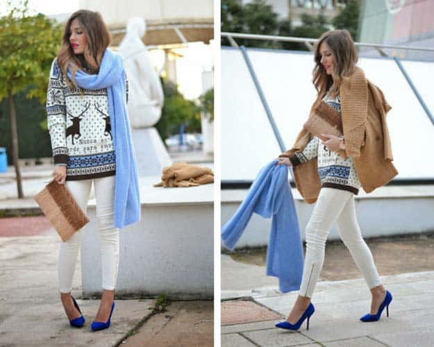 Christmas Jumper Winter Outfit Idea