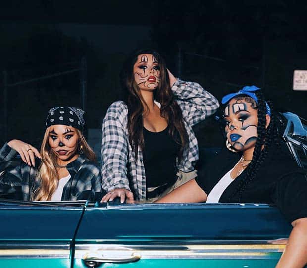 Gangster Clown Group for Halloween