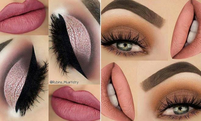 Trendy spring makeup ideas featuring bold eye looks and stylish lip colors for inspiration.