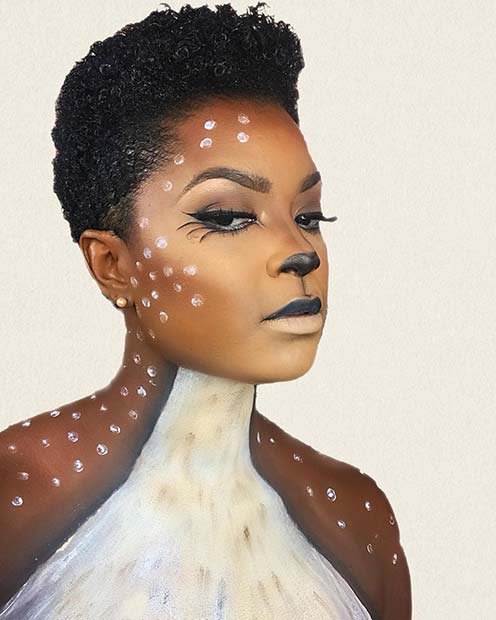 Cool Face and Body Makeup