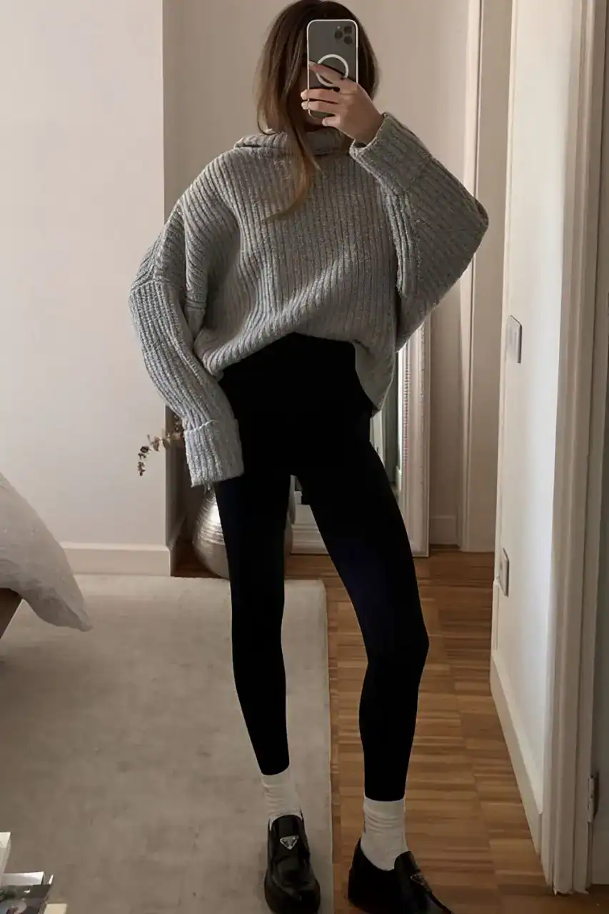 cowl-neck-sweater-jeggings