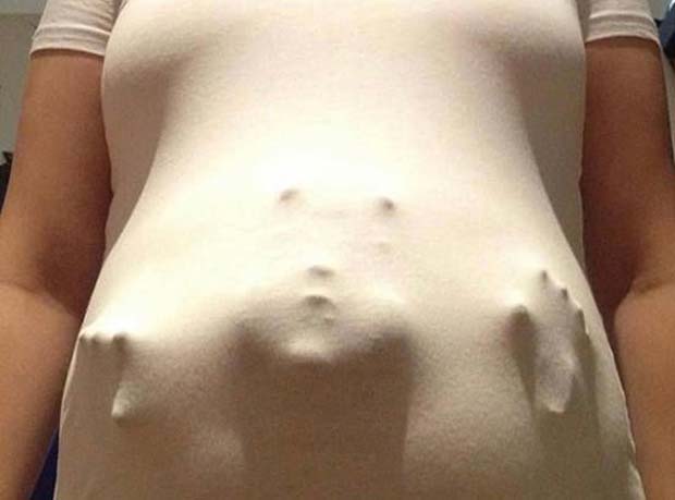 Creepy Maternity Costume Idea