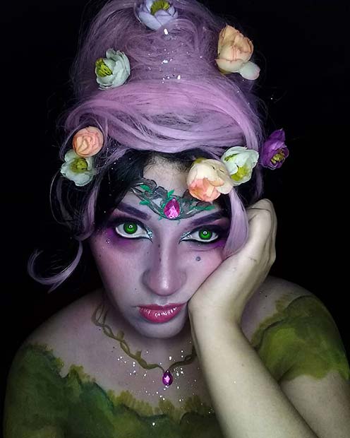 Cute Flower Fairy Makeup