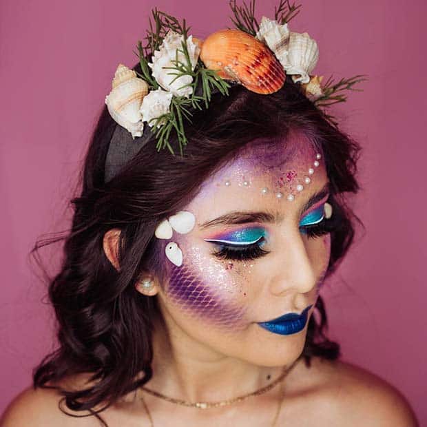 Cute Mermaid Look for Halloween