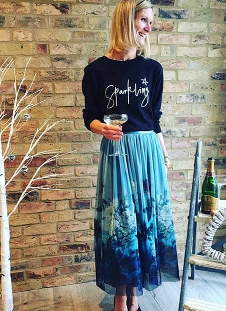 Cute Sweater and Skirt