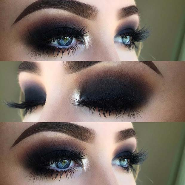 Dark Dramatic Makeup Look