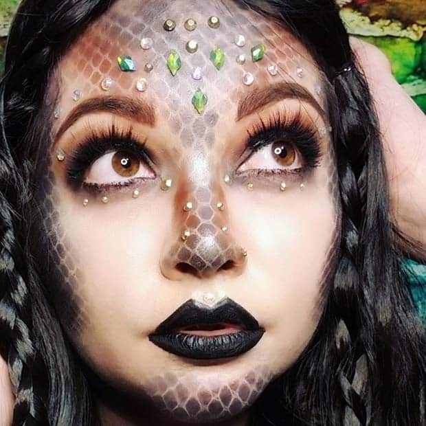 Dark Mermaid Costume Idea