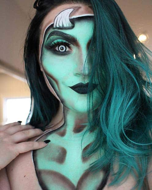 Demon Illusion Makeup Idea