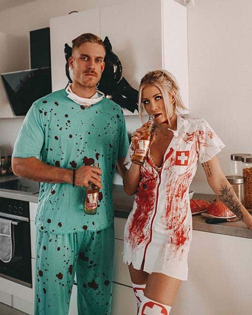 Doctor and Nurse for Halloween