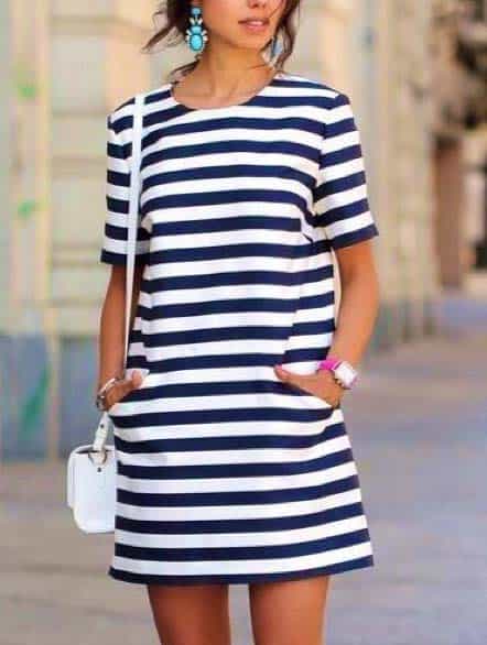 Chic Striped Dress for Summer