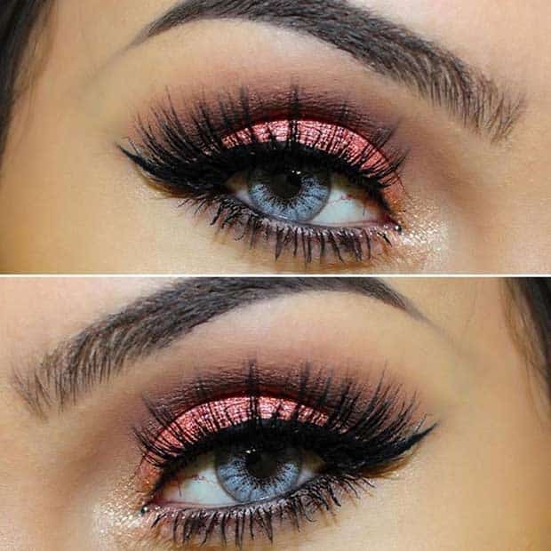 Vibrant Eye Makeup Look for Summer