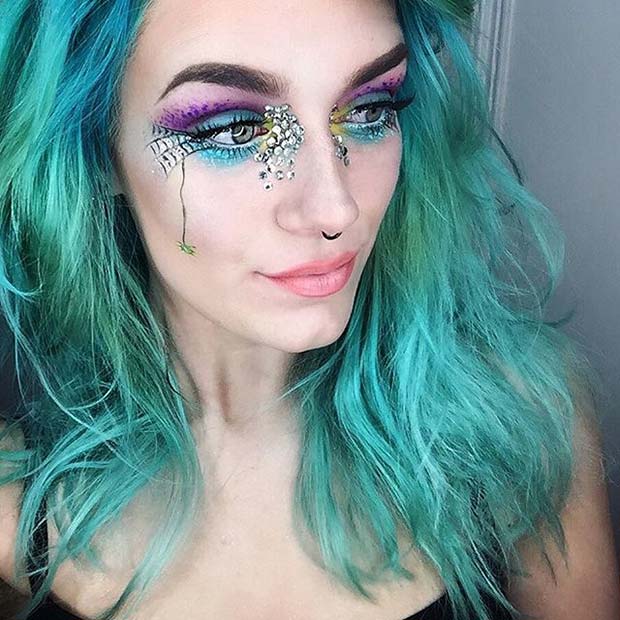 Funky Halloween Makeup for Cute Halloween Makeup Ideas