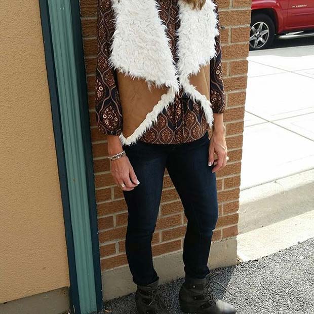 Fall Faux Fur for Cute Fall 2017 Outfit Ideas