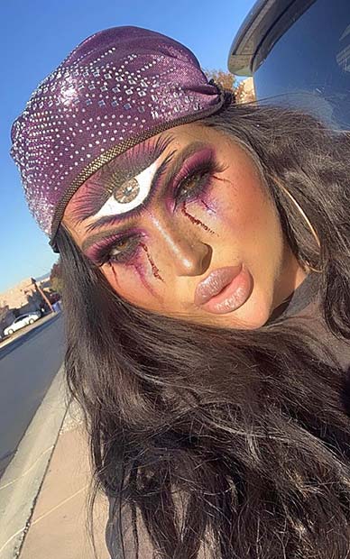 Fortune Teller with a Purple Theme