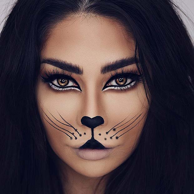 Glam Cat Makeup