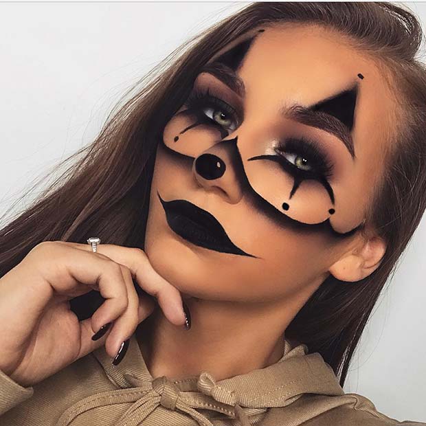 Easy Clown Makeup Idea