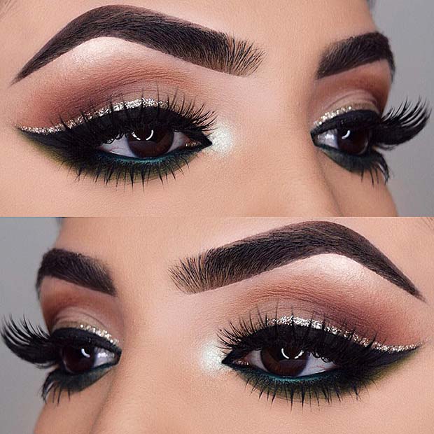Gold Glitter Eyeliner