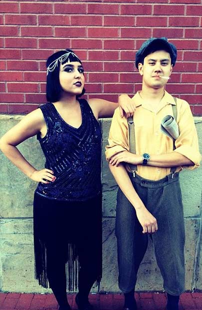 Vintage 1920s Couple Halloween Costume Idea