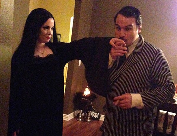 Gomez and Morticia Addams Couple Costume