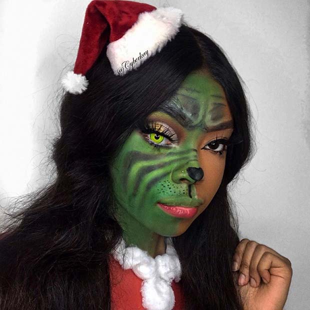 Grinch Makeup