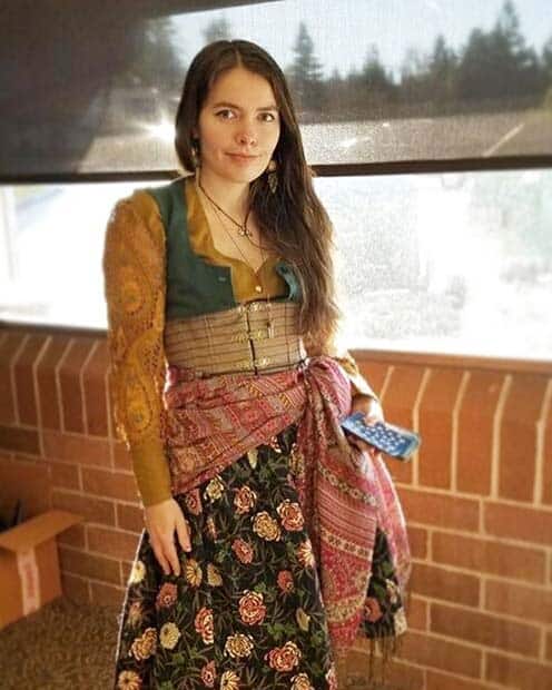 Gypsy Costume with a Corset