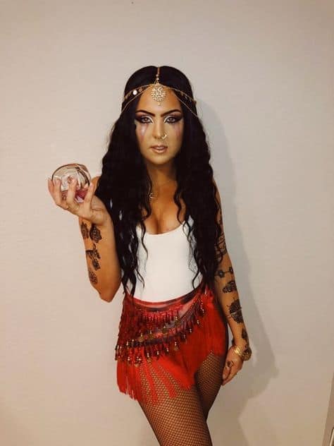 halloween costume ideas hot genie girl