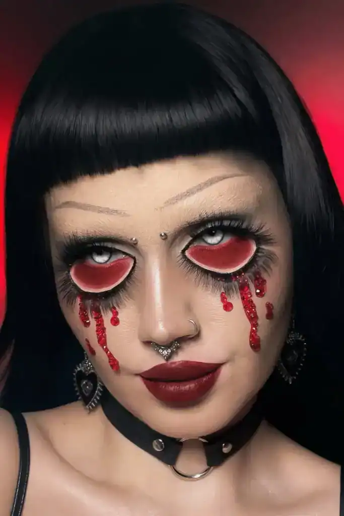 Crying Dollcore (But Make It Vampire)