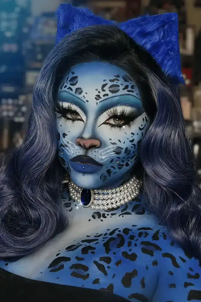 Blue Leopard Goddess